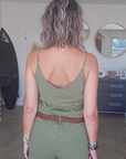 Combinaison kaki & ceinture