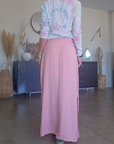 Jupe rose bonbon