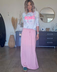 Jupe rose bonbon