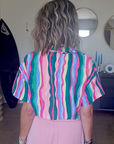 Blouse arlequin