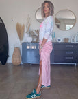 Jupe rose bonbon