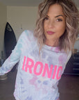 Pull tie and dye Ironic