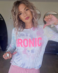 Pull tie and dye Ironic
