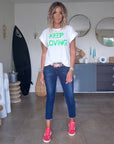 T-shirt keep vert fluo