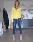 Cardigan fin yellow