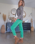 Pantalon velours vert