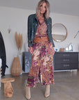 Robe automnale + ceinture
