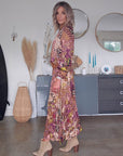 Robe automnale + ceinture