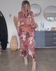 Robe automnale + ceinture