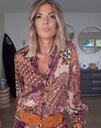 Robe automnale + ceinture