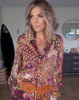 Robe automnale + ceinture
