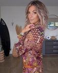 Robe automnale + ceinture