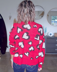 Pull coeur red