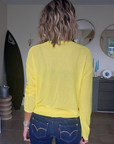 Cardigan fin yellow