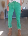 Pantalon velours vert
