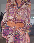 Robe automnale + ceinture