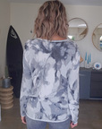 Pull tie and dye gris