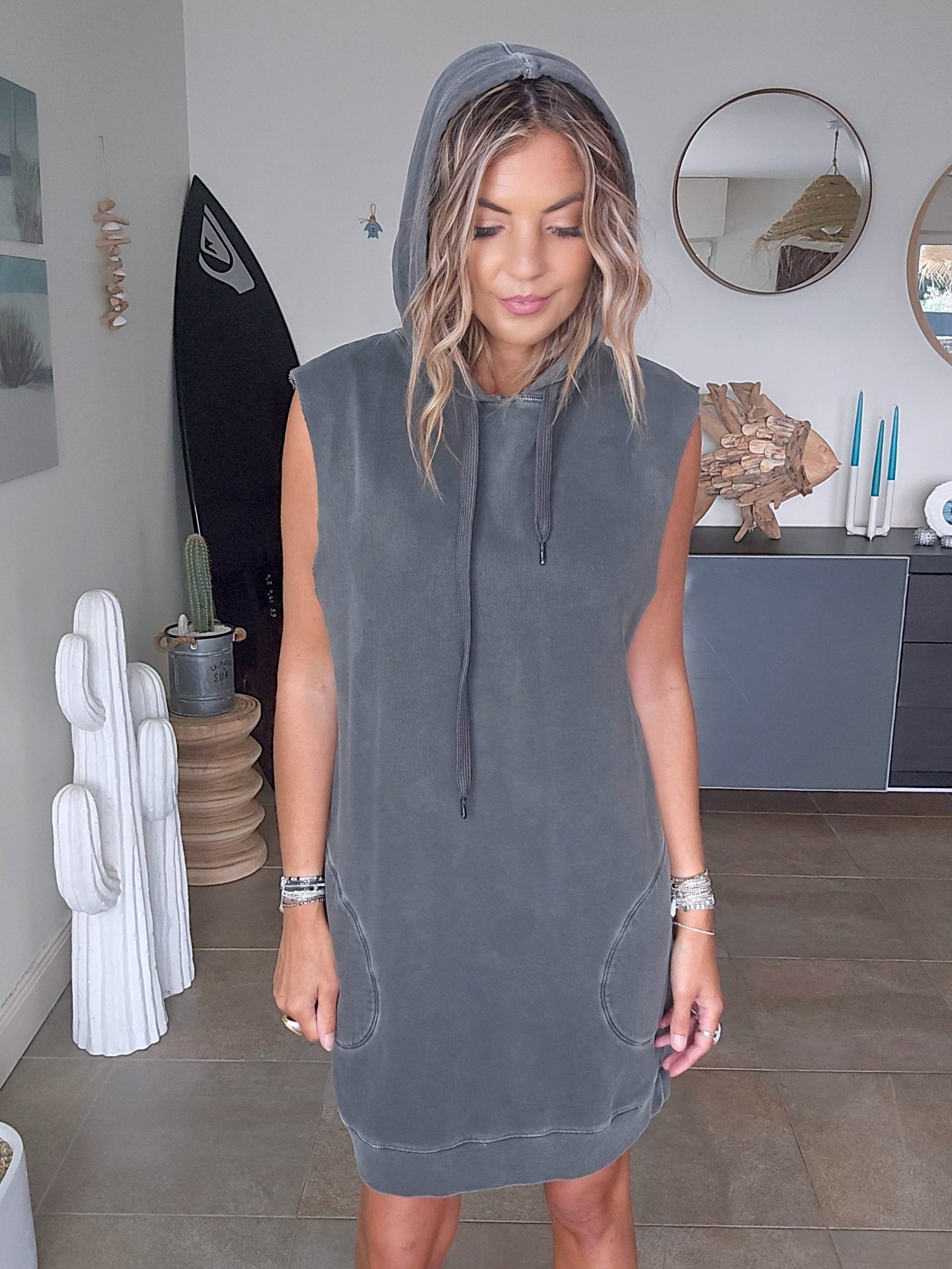 Robe D'occasion Zadig & Voltaire - Gris Taille M - Longueur Genou - Parfait Pour Une Soirée