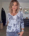 Pull tie and dye gris