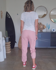 Pantalon cargo rose