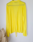 Cardigan fin yellow