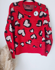 Pull coeur red