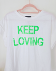 T-shirt keep vert fluo