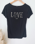 T-shirt noir Love