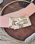 Ceinture rose élastiquée