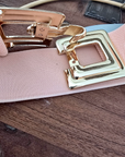 Ceinture rose élastiquée