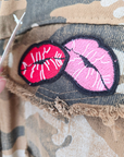 Robe chemise camouflage kiss - 𝐌𝐚𝐫𝐢𝐧𝐚𝟒𝟒𝐟𝐚𝐦𝐢𝐥𝐲