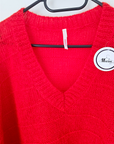 Pull doux red vif