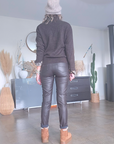 Pull chaud amour léopard