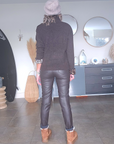 Pull chaud amour léopard