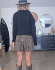 Short léo poches en cuir noir - 𝐌𝐚𝐫𝐢𝐧𝐚𝟒𝟒𝐟𝐚𝐦𝐢𝐥𝐲