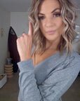 Cardigan gris éclair strass - 𝐌𝐚𝐫𝐢𝐧𝐚𝟒𝟒𝐟𝐚𝐦𝐢𝐥𝐲
