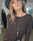 Sous-pull marron cachemire - 𝐌𝐚𝐫𝐢𝐧𝐚𝟒𝟒𝐟𝐚𝐦𝐢𝐥𝐲