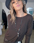 Sous-pull marron cachemire - 𝐌𝐚𝐫𝐢𝐧𝐚𝟒𝟒𝐟𝐚𝐦𝐢𝐥𝐲