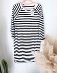 Robe marinière maille en coton - 𝐌𝐚𝐫𝐢𝐧𝐚𝟒𝟒𝐟𝐚𝐦𝐢𝐥𝐲