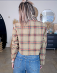 Blazer vintage à carreaux - 𝐌𝐚𝐫𝐢𝐧𝐚𝟒𝟒𝐟𝐚𝐦𝐢𝐥𝐲