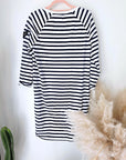 Robe marinière maille en coton - 𝐌𝐚𝐫𝐢𝐧𝐚𝟒𝟒𝐟𝐚𝐦𝐢𝐥𝐲