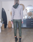Pantalon slim huilé vert kaki - 𝐌𝐚𝐫𝐢𝐧𝐚𝟒𝟒𝐟𝐚𝐦𝐢𝐥𝐲