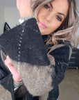 Pull tunique en damier marron taupe - 𝐌𝐚𝐫𝐢𝐧𝐚𝟒𝟒𝐟𝐚𝐦𝐢𝐥𝐲