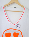 Haut blanc smiley orange fluo - 𝐌𝐚𝐫𝐢𝐧𝐚𝟒𝟒𝐟𝐚𝐦𝐢𝐥𝐲