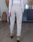 Pantalon beige en coton - 𝐌𝐚𝐫𝐢𝐧𝐚𝟒𝟒𝐟𝐚𝐦𝐢𝐥𝐲