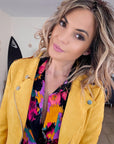 Perfecto suédine jaune - 𝐌𝐚𝐫𝐢𝐧𝐚𝟒𝟒𝐟𝐚𝐦𝐢𝐥𝐲
