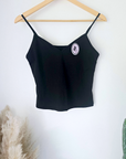 Débardeur noir en lycra - 𝐌𝐚𝐫𝐢𝐧𝐚𝟒𝟒𝐟𝐚𝐦𝐢𝐥𝐲