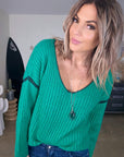 Pull vert à maille douce et chaude - 𝐌𝐚𝐫𝐢𝐧𝐚𝟒𝟒𝐟𝐚𝐦𝐢𝐥𝐲