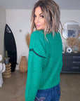 Pull vert à maille douce et chaude - 𝐌𝐚𝐫𝐢𝐧𝐚𝟒𝟒𝐟𝐚𝐦𝐢𝐥𝐲