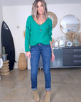 Jean bleu slim à poches fantaisies - 𝐌𝐚𝐫𝐢𝐧𝐚𝟒𝟒𝐟𝐚𝐦𝐢𝐥𝐲